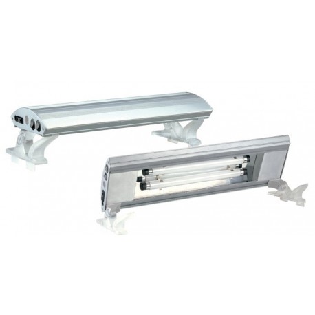 Pantalla plata+soportes t8  60cm 10wx2 s/tubo