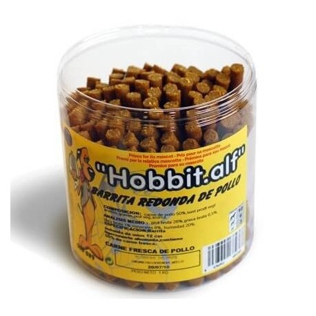 Hobbitalf barritas pollo 900gr bote
