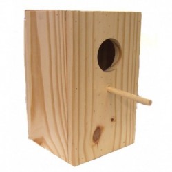 Nido madera agapornis vertical 14x14x22