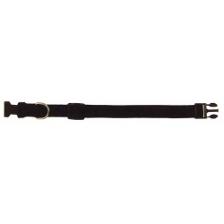 Collar nylon reg.negro 1.5x18-35cm arppe