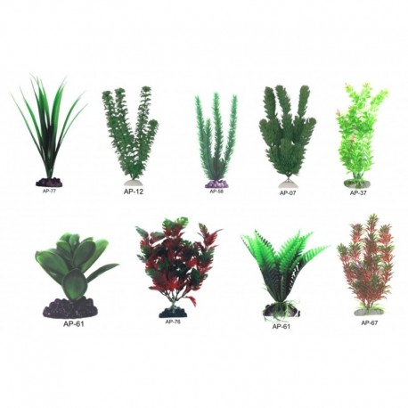 Planta plastico surtida boyu  4" 10cm blister