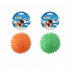 Pelota erizo 8cm naranja/verde