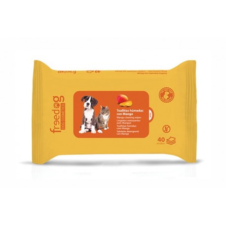 Toallitas higienicas 28x18cm (40) mango freedog