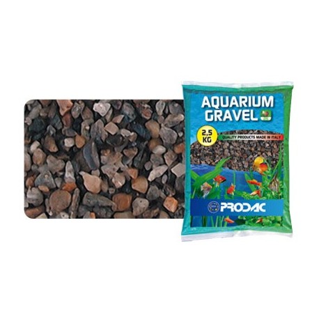 Grava natural oscura  2.5k 2-3mm prodac