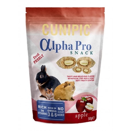 Cunipic alphapro snack roedor manzana 50gr