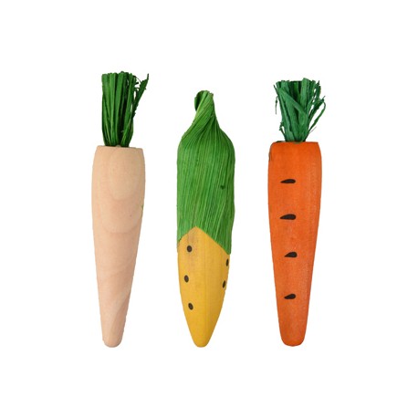 Madera para roer vikas zanahoria (3) 10cm