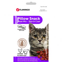 Golosina snack pillow gato para piel y pelaje 50g