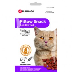 Golosina snack pillow gato contra bolas de pelos 50g