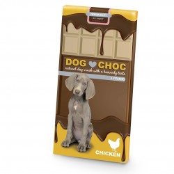 Tableta chocolate dog choc pollo 100gr
