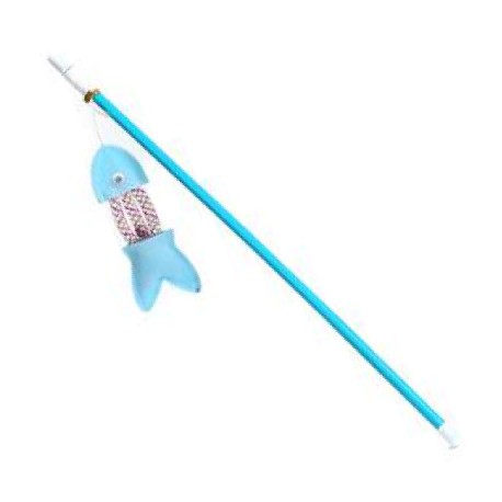 Caña pesca gato pez azul freedog