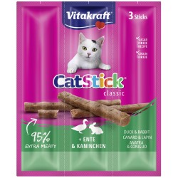 Vitakraft cat stick mini pato-conejo (3 unidades)