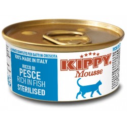 Kippy cat mousse pescado 85gr gatos esterilizados