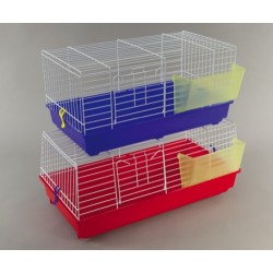 Jaula conejo  58x32x30cm / 67x34x32cm (2) domus 1000224
