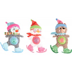 Navidad juguete animales patinaje 40cm