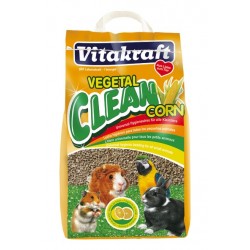 Lecho Vegetal Clean maiz 8L aroma limón Vitakraft