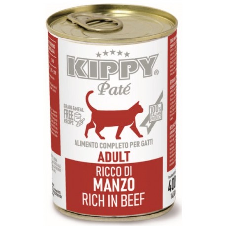 Kippy cat pate 400gr buey lata