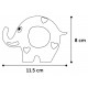Juguete latex jirafa/elefante/dinosaurio con sonido 10cm