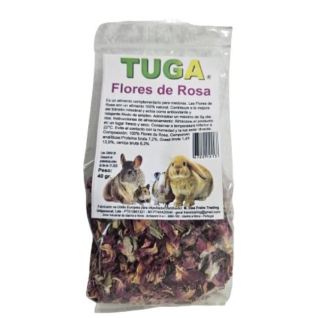 Tuga flores de rosa 40gr
