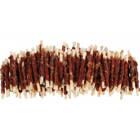 Golosina palito piel con pato 12cm 1.8kg (150 pzas.)