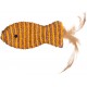 Pez de cuerda con pluma 14cm