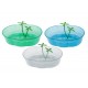 Tortuguera oval plastico traslucido 31,5x24x8 cm