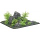 Base decorativa rocas + plantas  29.x29x10cm