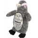 Peluche pingÜino gris 28cm