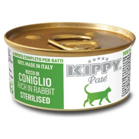 Lata Kippy cat pate 85gr conejo