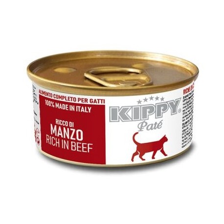 Lata Kippy cat pate 85gr buey