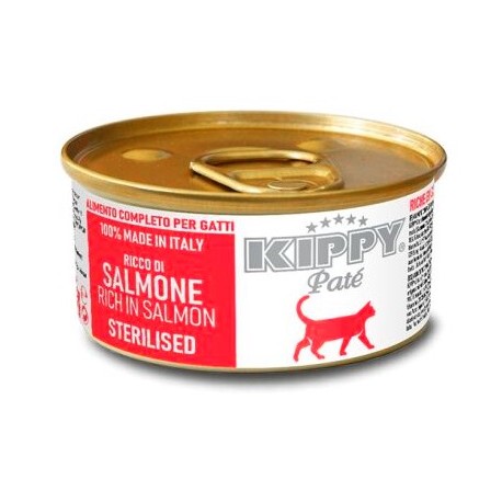 Lata Kippy cat pate 85gr salmon (esterilizado)