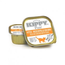Lata kippy cat pate 90gr pollo+huevo gatitos tarrina