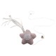 Juguete gato flor con elastico  17cm