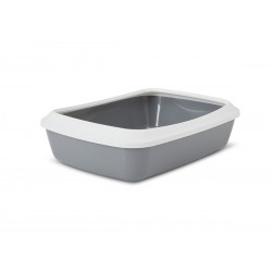Bandeja con marco 50x37x13.5 iriz gris savic