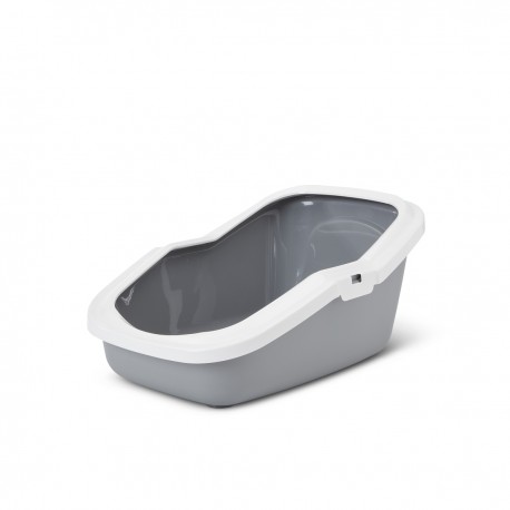 Bandeja con marco 56x39x27.5 Aseo gris