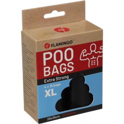 Bolsas de caca fuertes XL 4x15