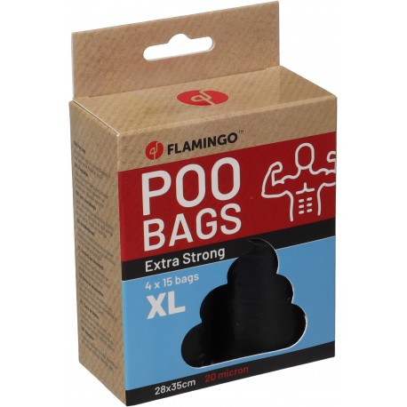 Bolsas de caca fuertes XL 4x15