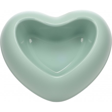 Comedero corazón verde 250ml