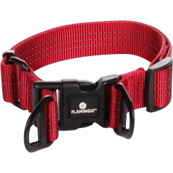 Collar nylon rojo Zorba 45-65cm  32mm