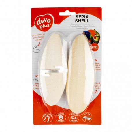 Hueso jibia blister con gancho 15cm (2 piezas)