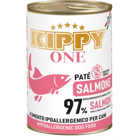 Lata Kippy dog pate hipoalergénico 400gr salmón
