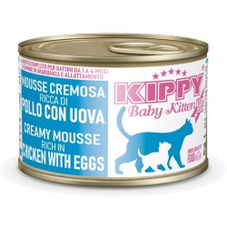 Lata Kippy cat mousse 200gr pollo+huevo gatitos y gestantes