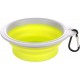 Bebedero-comedero viaje plegable bubbo verde 375ml
