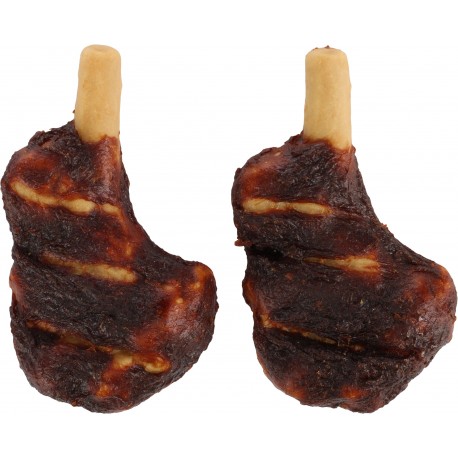 Chuleta de piel con pollo y cordero 40gr (2)