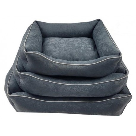 Cuna rectangular gris