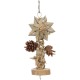 Juguete periquito Elin flor natural 23cm