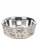Comedero inoxidable estampado dogs