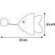 Juguete gato pez y bola 20cm
