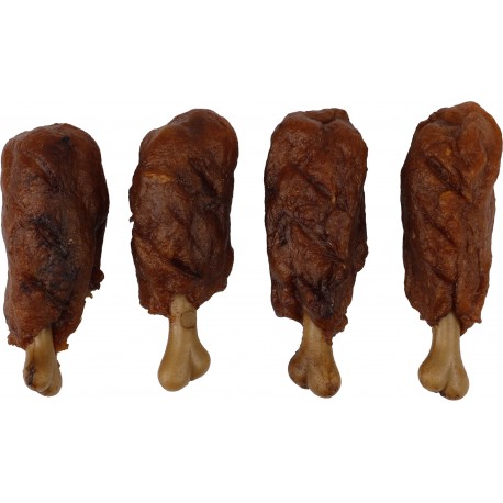 Golosina muslo con pollo 100 unidades  (2kg)