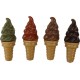 Golosina cono helado frutas 20 unidades (1kg)