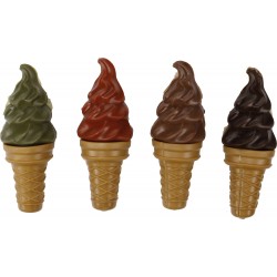 Golosina cono helado frutas 20 unidades (1kg)